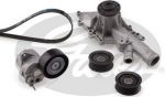 Gates KP26PK2260-2 водяной насос + комплект ручейковых ремней на MERCEDES-BENZ VITO автобус (W639)