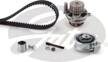 GATES Комплект ремня ГРМ VAG 1.8T-2.0 00-10 (с помпой) (06B121011HV, KP35491XS-2)