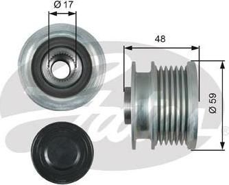 Gates OAP7178 механизм свободного хода генератора на OPEL INSIGNIA