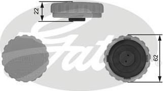 GATES Крышка расширительного бачка OPEL/GM (RC235)