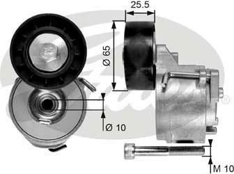 GATES Натяжитель ремня приводного FIAT DOBLO/OPEL ASTRA/VECTRA/ZAFIRA 1.6D/1.9D/2.0D (6340557, T39017)