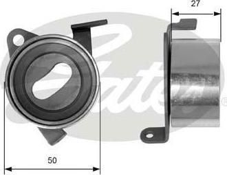Gates T41004 натяжной ролик, ремень грм на DAIHATSU APPLAUSE II (A101)