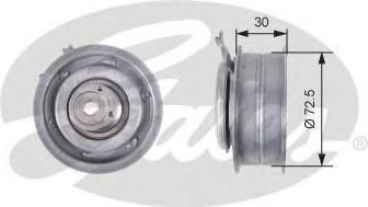 GATES Ролик натяжной ГРМ VAG A4/Golf IV/Bora/Octavia/Passat B5 1,6/2,0L 01/95-> (06A109479A, T43010)