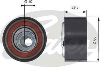 Gates T43147 натяжной ролик, ремень грм на LADA KALINA универсал (1117)