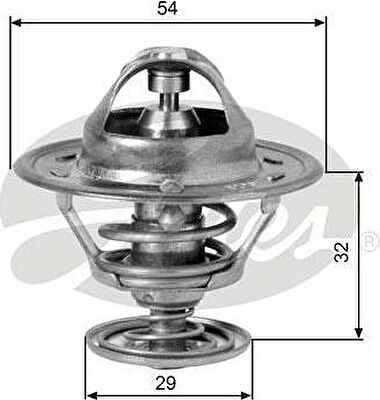 GATES Термостат FORD/NISSAN/MITSUBISHI/SAAB (TH10981G1)