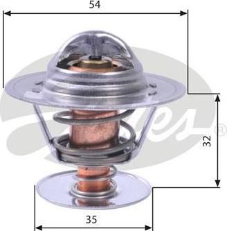 Gates TH11292G1 термостат, охлаждающая жидкость на OPEL ASCONA C (81_, 86_, 87_, 88_)