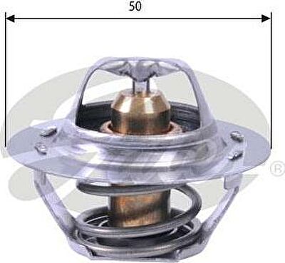 GATES Термостат /t=83C RENAULT Logan 1.4/1.6L/LADA Largus (7700872554, TH23383G1)