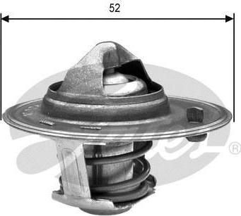 GATES Термостат KIA Shuma/Sephia II/Carrens ->06/Rio 00-05 (TH24488G1)