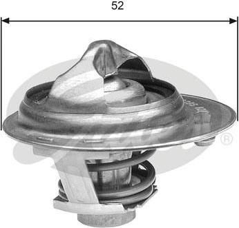 GATES Термостат HONDA ACCORD/PRELUDE 1-5 1.6-2.3L/CONCERTO/PONY 1.5/1.6L/JAZZ 1.2L/HYUNDAI LANTRA 1.5-1.8L 16V/SONATA 2.0L/SUZUKI CARRY/SAMURAI 0.8/1.3L/SUPER CARRY 1.0L/TOYOTA CARINA 1.8L 19300-PM3-004 (3119.82, TH30188G1)