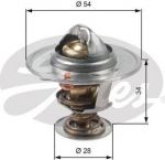 GATES Термостат, охлаждающая жидкость (TH47685G1)