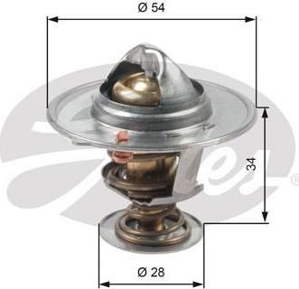 GATES Термостат, охлаждающая жидкость (TH47685G1) GATES Термостат, охлаждающая жидкость (TH47685G1)
