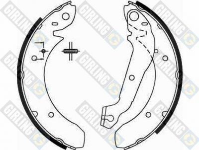 Girling 5161521 комплект тормозных колодок на FORD TAUNUS '80 (GBS, GBNS)