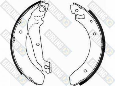 Girling 5162071 комплект тормозных колодок на FORD SIERRA (GBG, GB4)