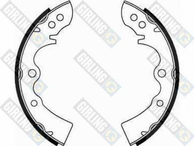 Girling 5180429 комплект тормозных колодок на MAZDA 323 I (FA)