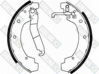 Girling 5181519 комплект тормозных колодок на VW LT 28-35 I автобус (281-363)