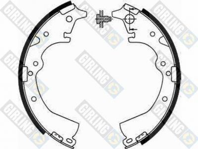 Girling 5181849 комплект тормозных колодок на TOYOTA HILUX II пикап (LN8_, RN5_, LN6_, YN6_, YN5_, LN5_, RN6_)