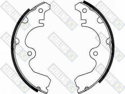 Girling 5182439 комплект тормозных колодок на TOYOTA STARLET (_P7_)