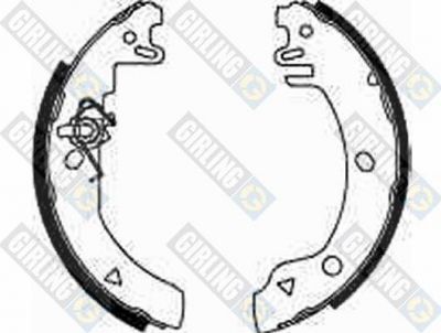 Girling 5182803 комплект тормозных колодок на FORD FIESTA фургон (FVD)