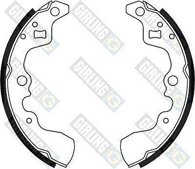 Girling 5184489 комплект тормозных колодок на SUZUKI SWIFT I (AA)