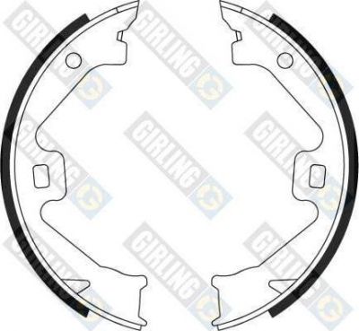 Girling 5184699 комплект тормозных колодок, стояночная тормозная с на MG MG ZT- T
