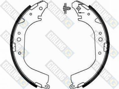 Girling 5185029 комплект тормозных колодок на NISSAN KUBISTAR (X76)