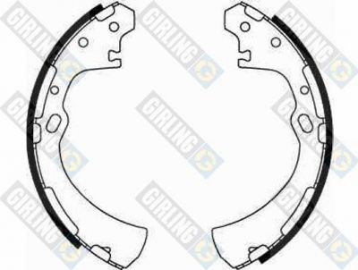 Girling 5185129 комплект тормозных колодок на NISSAN TERRANO I (WD21)