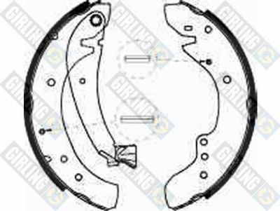 Girling 5185451 комплект тормозных колодок на PEUGEOT BOXER автобус (230P)