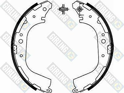 Girling 5185909 комплект тормозных колодок на NISSAN PATHFINDER II (R50)