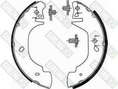 Girling 5186293 комплект тормозных колодок на FORD TRANSIT c бортовой платформой/ходовая часть (E_ _)