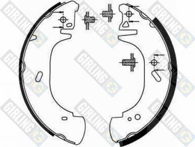 Girling 5186303 комплект тормозных колодок на FORD TRANSIT c бортовой платформой/ходовая часть (E_ _)