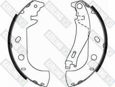 Girling 5186536 комплект тормозных колодок на FIAT MAREA Weekend (185)