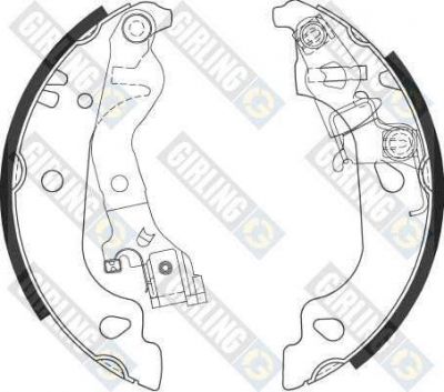 Girling 5186866 комплект тормозных колодок на FIAT PUNTO (188)