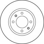 Girling 6012163 тормозной диск на PEUGEOT 405 II Break (4E)