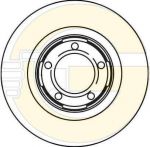 Girling 6017333 тормозной диск на ALFA ROMEO 90 (162)