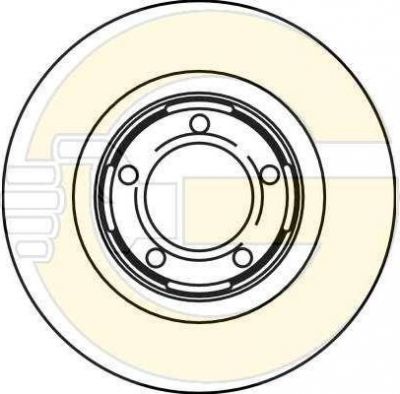 Girling 6017333 тормозной диск на ALFA ROMEO 90 (162)