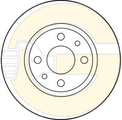 Girling 6017883 тормозной диск на FIAT CROMA (154)