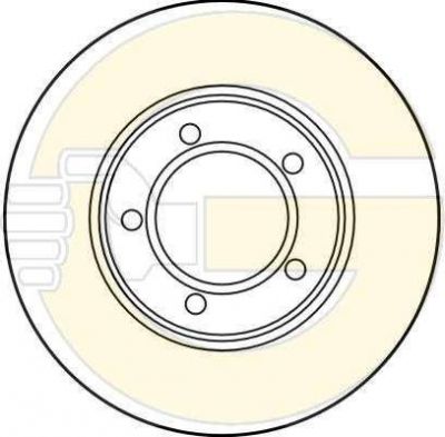 Girling 6019161 тормозной диск на TOYOTA HIACE I Wagon (LH1_, RH1_, LH3_, RH3_, LH2_, RH2_)