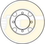 Girling 6025893 тормозной диск на MAZDA 626 II (GC)