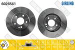 Girling 6026561 Диск тормозной MERCEDES W202 1.8-3.0 93-01 передний вент.D=284мм.