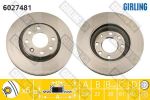 Girling 6027481 тормозной диск на VOLVO 460 L (464)