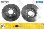 Girling 6027581 тормозной диск на VW GOLF III (1H1)