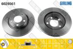 GIRLING Диск тормозной передний AUDI A4 95> VW PASSAT 97>00 280x22mm (8E0615301B, 6028061)