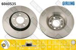GIRLING Диск тормозной VOLVO S60 00-/S80 98-06/V70 00-/XC70 00- передний D=305мм. (562173J, 6040535)