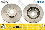 GIRLING Диск тормозной SUBARU FORESTER 03-/IMPREZA 94-/LEGACY 03- передний вент. (26300AE060, 6041041)