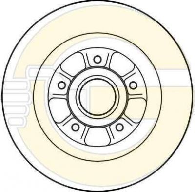 Girling 6042274 тормозной диск на RENAULT LAGUNA II (BG0/1_)