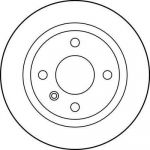 Girling 6043014 тормозной диск на VOLVO 460 L (464)