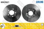 GIRLING Диск тормозной MAZDA 3 1.4/1.6 03>/MAZDA 5 15