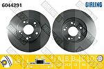 GIRLING Диск тормозной HONDA ACCORD 2.0/2.4 03> (R15) передний (45251SEAE00, 6044291)