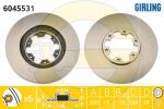 Girling 6045531 тормозной диск на NISSAN PATHFINDER II (R50)