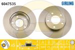 Girling 6047535 тормозной диск на PEUGEOT BOXER автобус